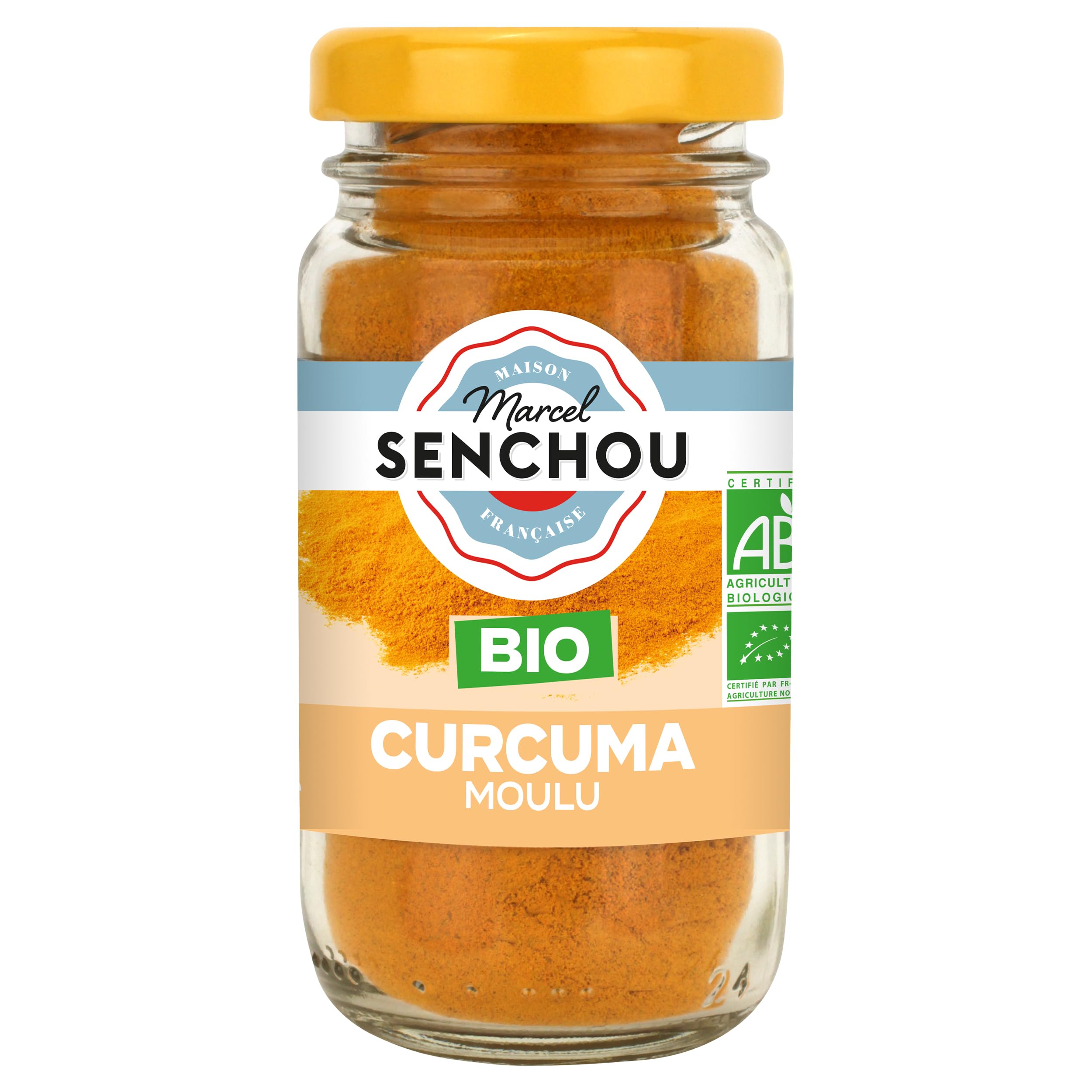 MARCEL SENCHOU - CURCUMA BIO 40G - Epices - Epices bio - 4570050, 1 Unité (Lot de 1)