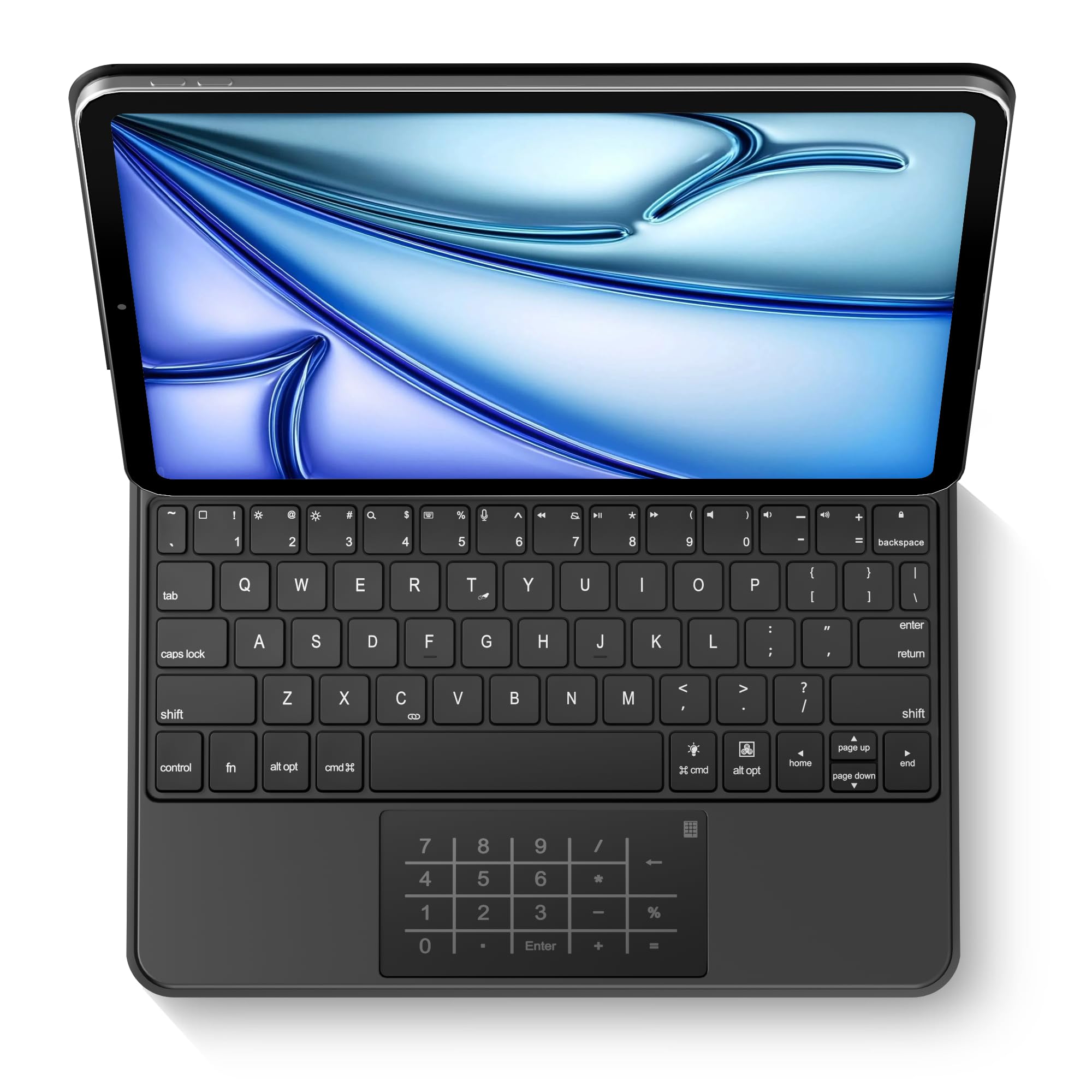pekarejue Magic Keyboard Case for iPad Air 11-inch (M3 2025/M2