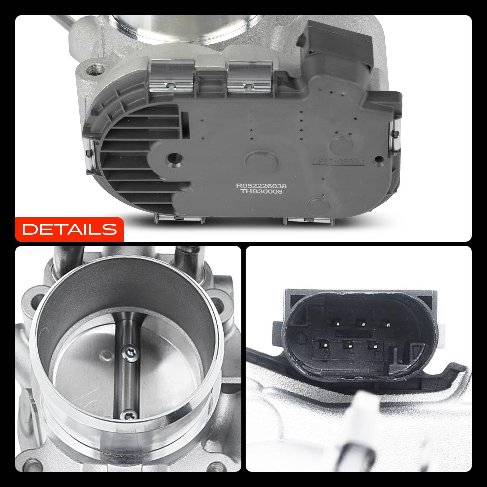 Frankberg Drosselklappenstutzen für i30 FD G-D Cee'D JD ED Cerato II TD Pro Cee'D Rio III UB Venga YN 1.4L 1.6L Benzin 2006-2019 9590930008