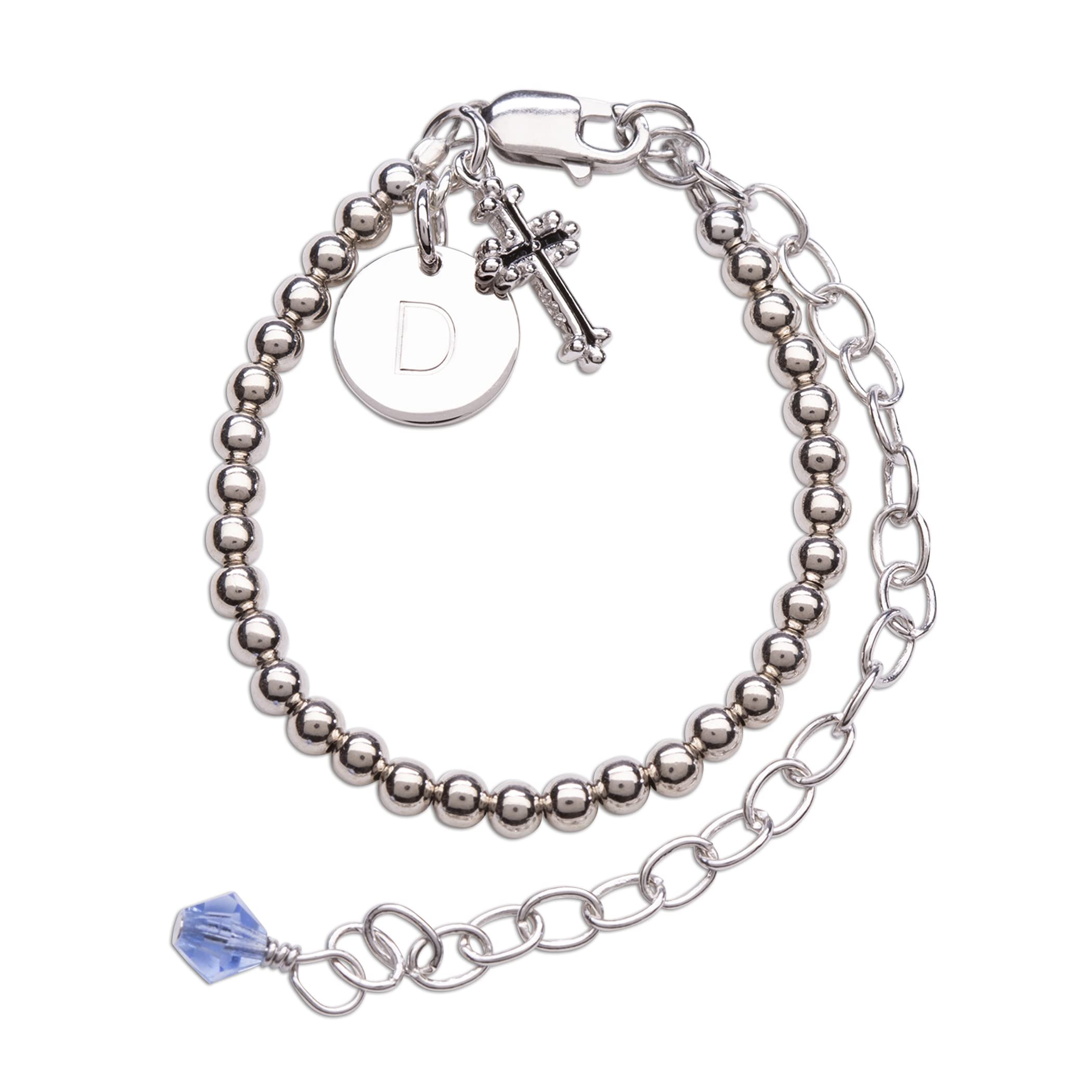 Cherished Moments Baptism to Bride Bracelet .925 Silver or 14K Gold-Plated