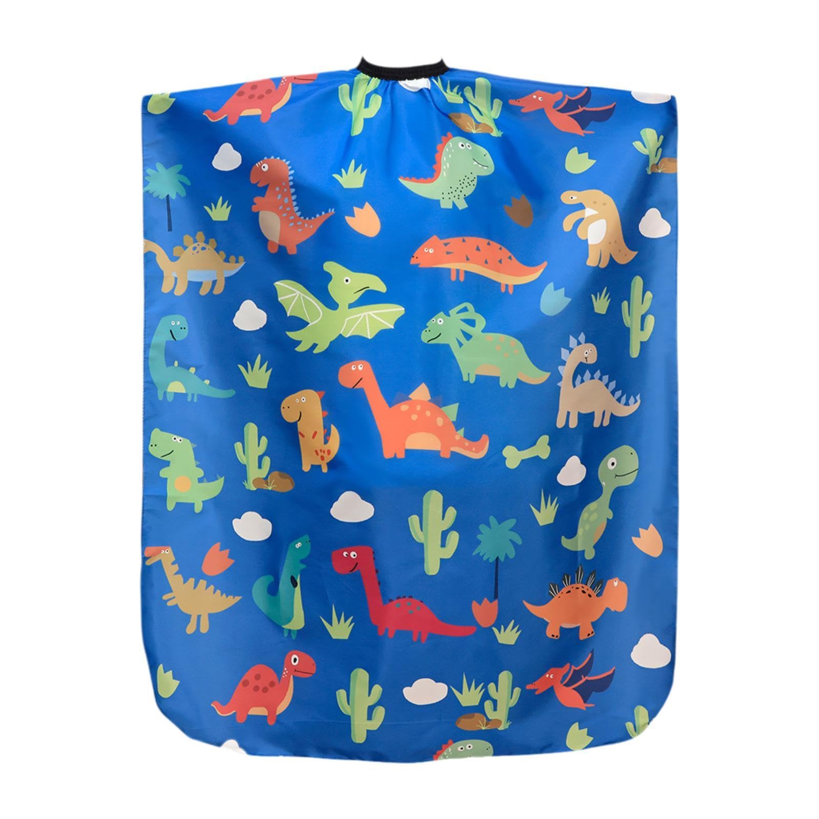 bnf Bnf® Kids Haircut Cape Cute Polyester Barber Cape Cover for Kids Salon Boys Girls Dinosaur | Salon & Spa Equipment-picture-35