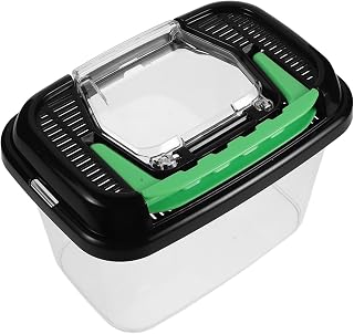 Plastic Reptile Breeding Terrarium Box with Ventilated Lid