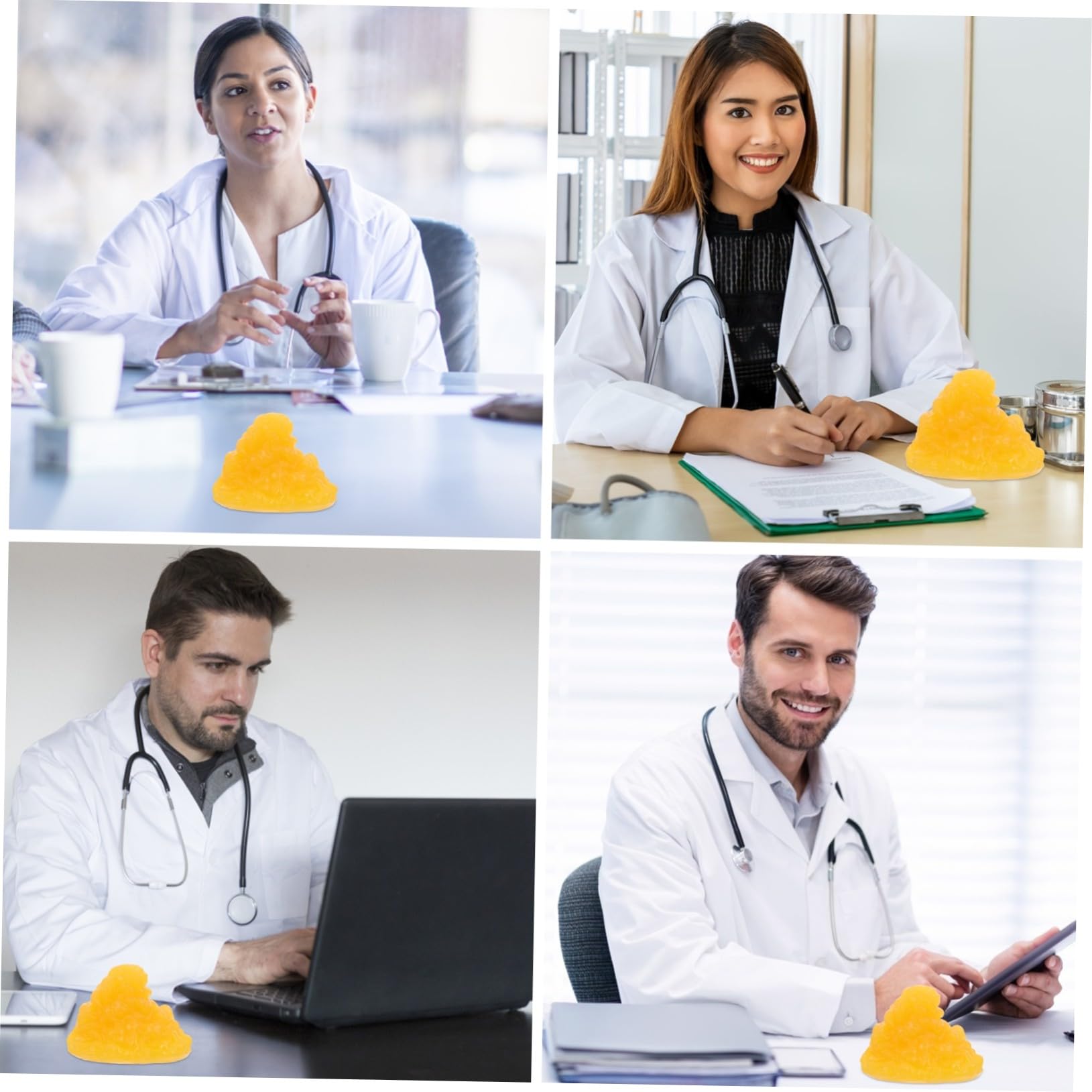 Gatuida Modello Anatomico Dimostrazione Didattica in Tpe del Grasso Corporeo Umano del Grasso Corporeo Giallo, per Misurare la Percentuale di Adipe per Scuole e Ospedali