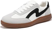 IDIFU Women's Casual Sneakers: Memory Foam Comfort, Non-Slip Lightweight Tennis Shoes for All-Day Style