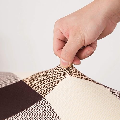 Miniatura 6 de Surrui Fundas elásticas para sillas sin brazos, fundas protectoras de muebles extraíbles y lavables para el hogar y el hotel (celosía), talla única