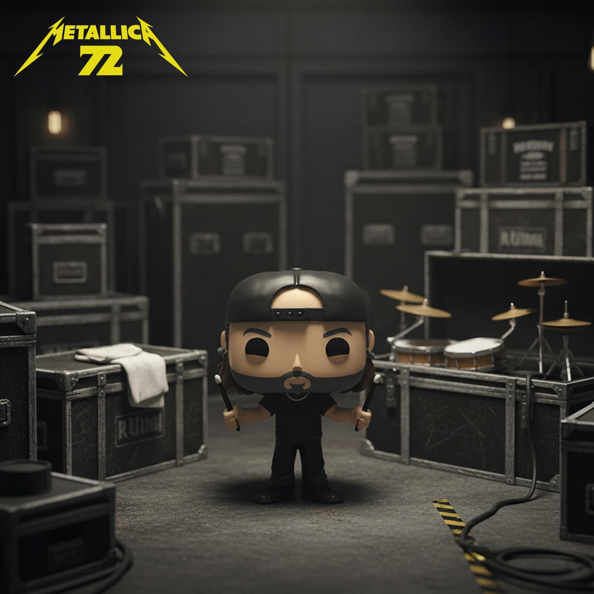 Funko Pop! Rocks: Metallica, Lars Ulrich, (72S), Collectable Vinyl Figure, Gift Idea, Official Merchandise - Image 2