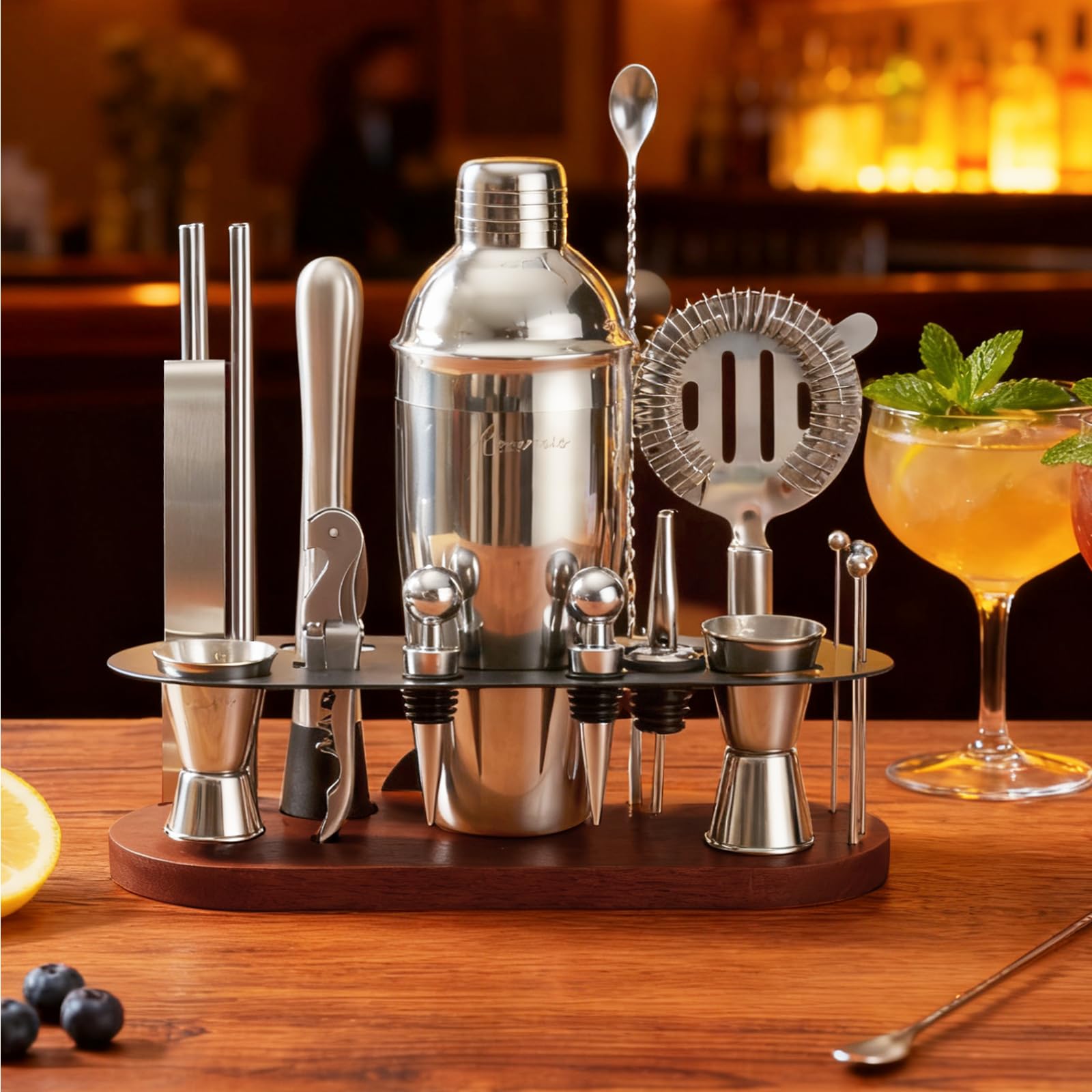 Cocktail Shaker Set bambù yuan