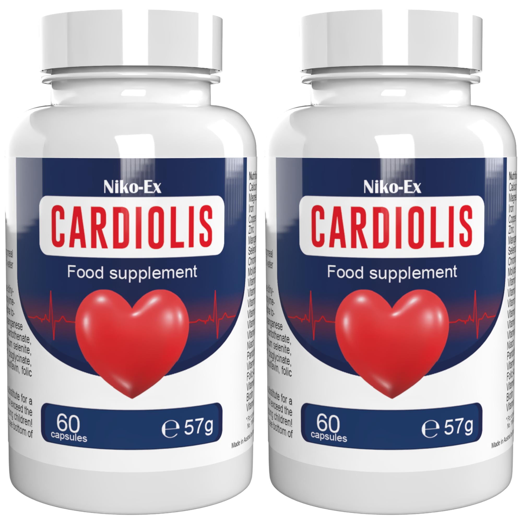Cardiolis Forte - 120 Cápsulas (2x 60 Cápsulas), Paquete de 2