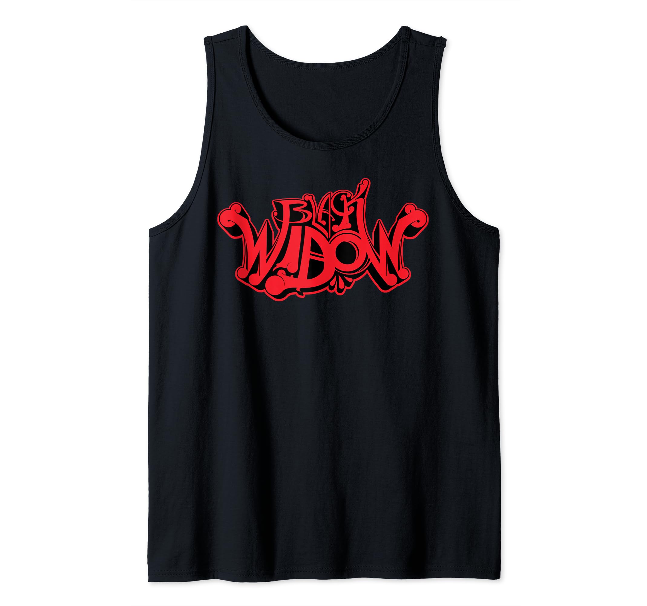 Débardeur graffiti bubble Black Widow Marvel en coton de quality - 2