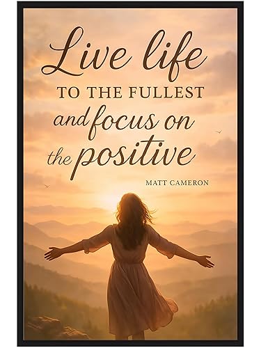Motivational Wall Art – Live Life to the Fullest &