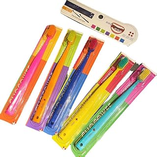 Escova de Dentes Extra Limpa, 10 Peças de Escova de Dentes de Plástico Colorido, Escova de Dentes Macia Extra Limpa para Dentes Sensíveis, Escova de Dentes Macia para Adultos