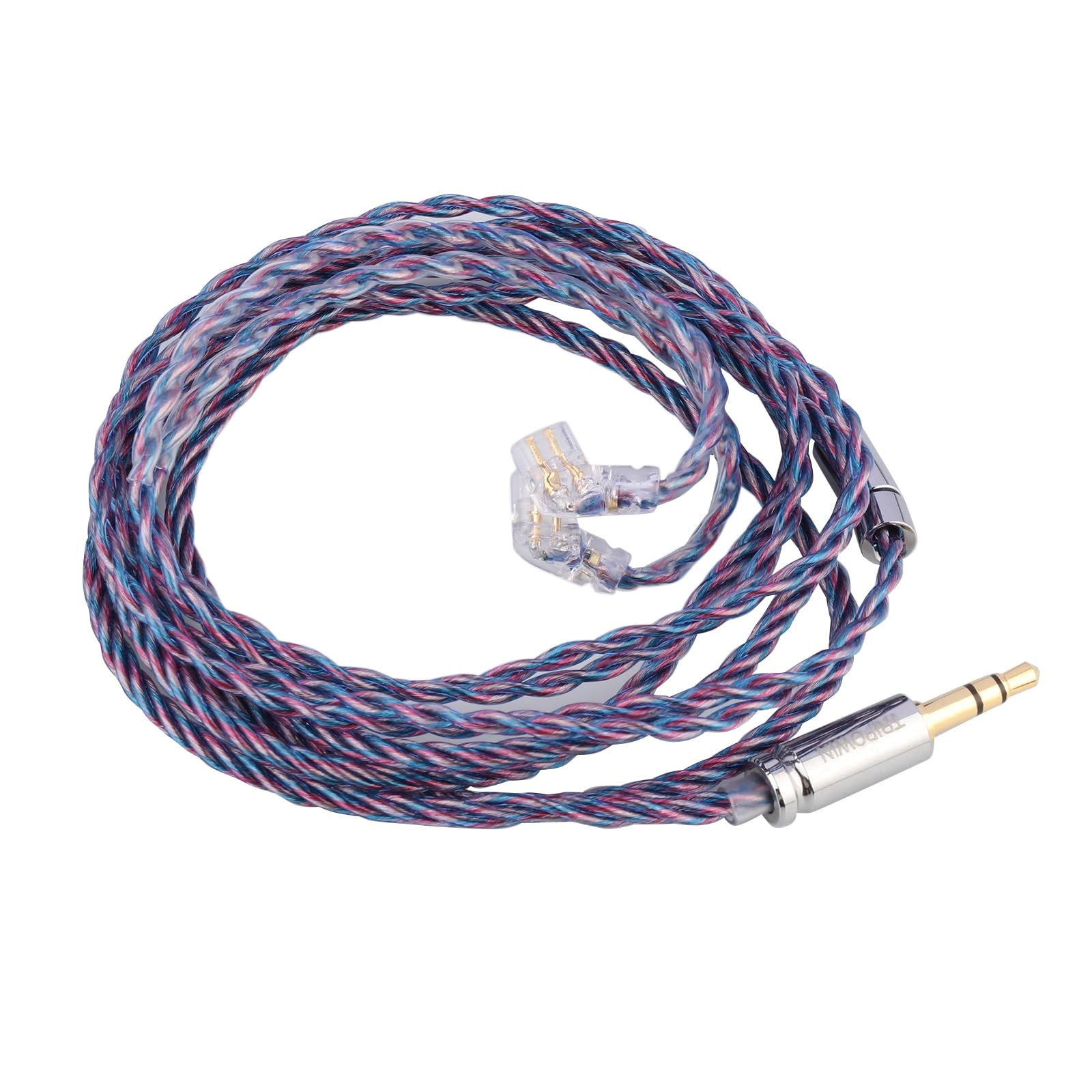 Linsoul Tripowin Sirene 4 Cores IEM Cable, 24AWG OFC Replacement Cable
