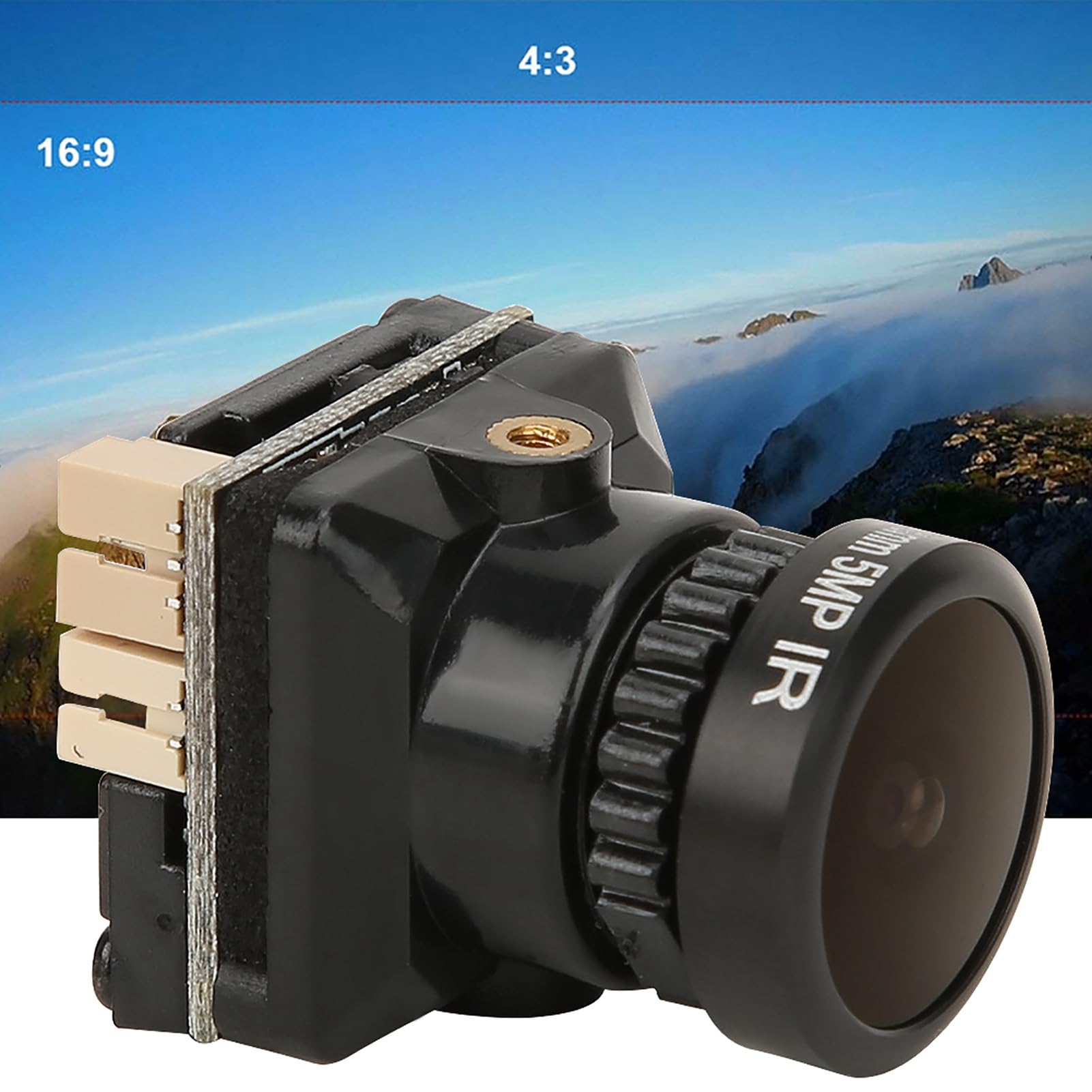 Yctze FPV Kamera 1080p HD 2,3Mm Objektiv mit OSD für Quadcopter Drohnen - -weather, Kompaktes Design