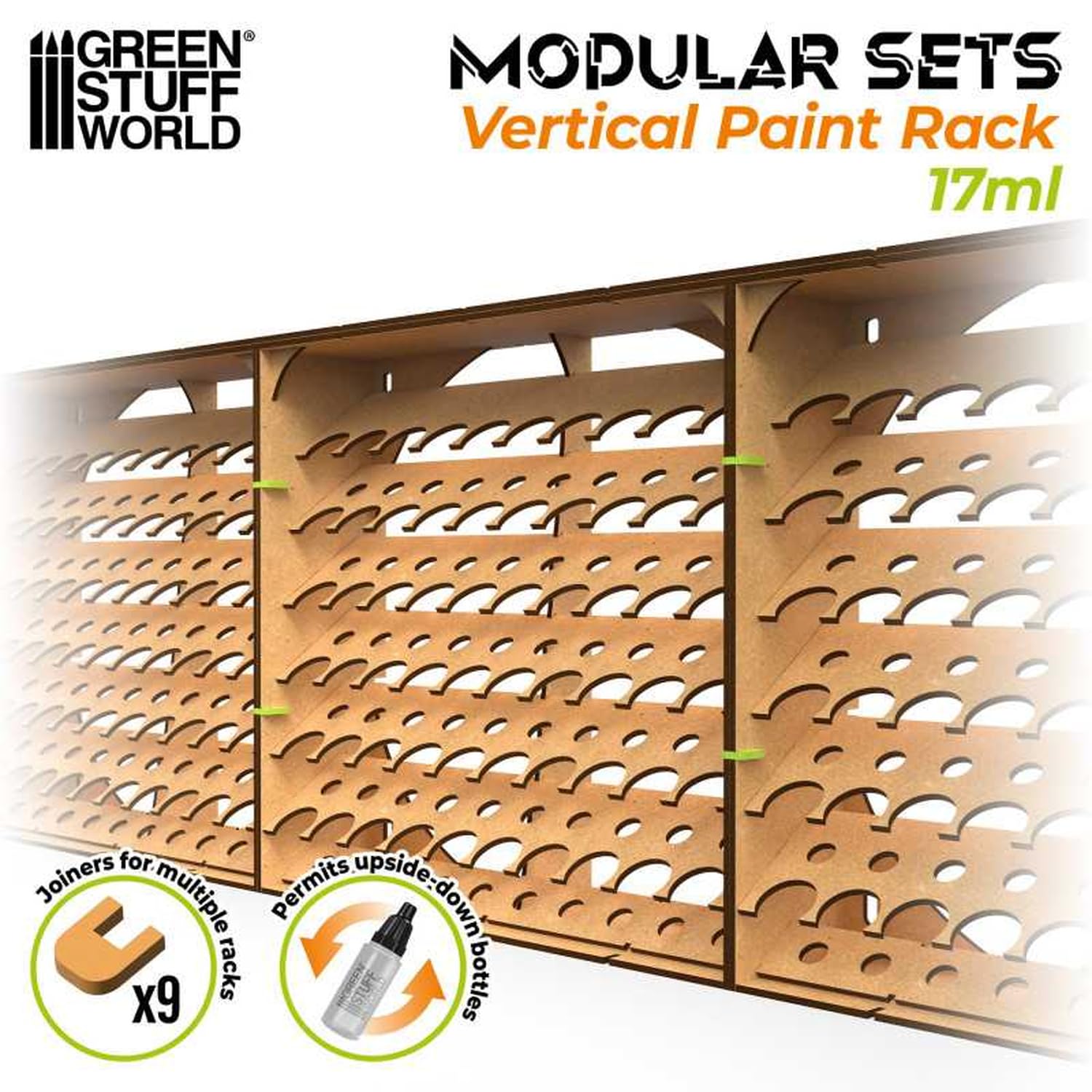 Porte-peinture modulaire vertical