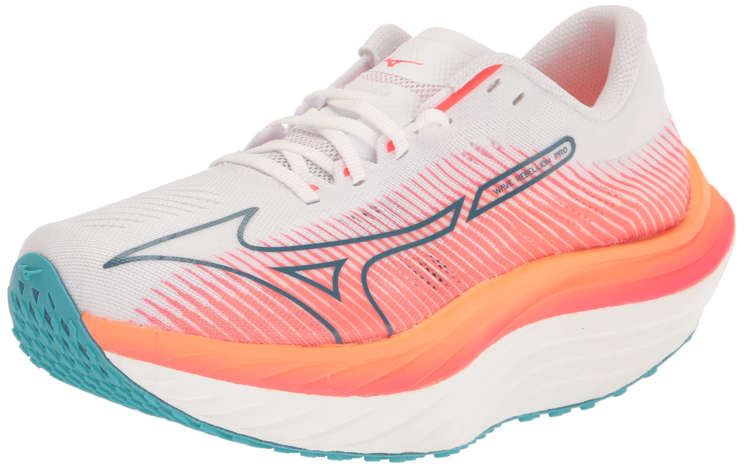 Mizuno Men’s Wave Rebellion PRO Running Shoe, Bianco, 46 EU