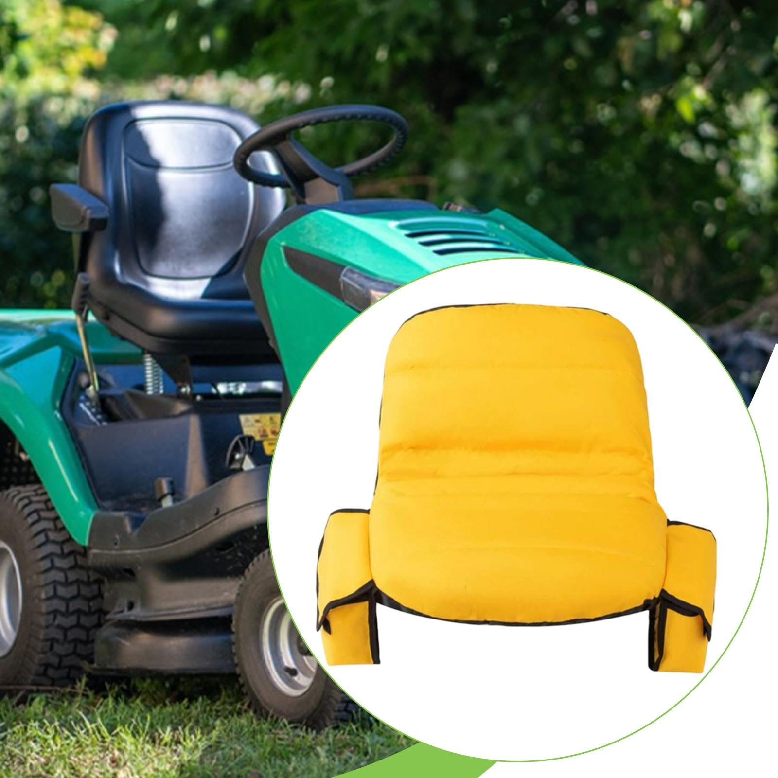 Funda de Asiento para Cortacésped, Accesorios de Repuesto Antideslizantes, Funda Protectora Cómoda de Calidad para Jardín Y Patio, Naranja