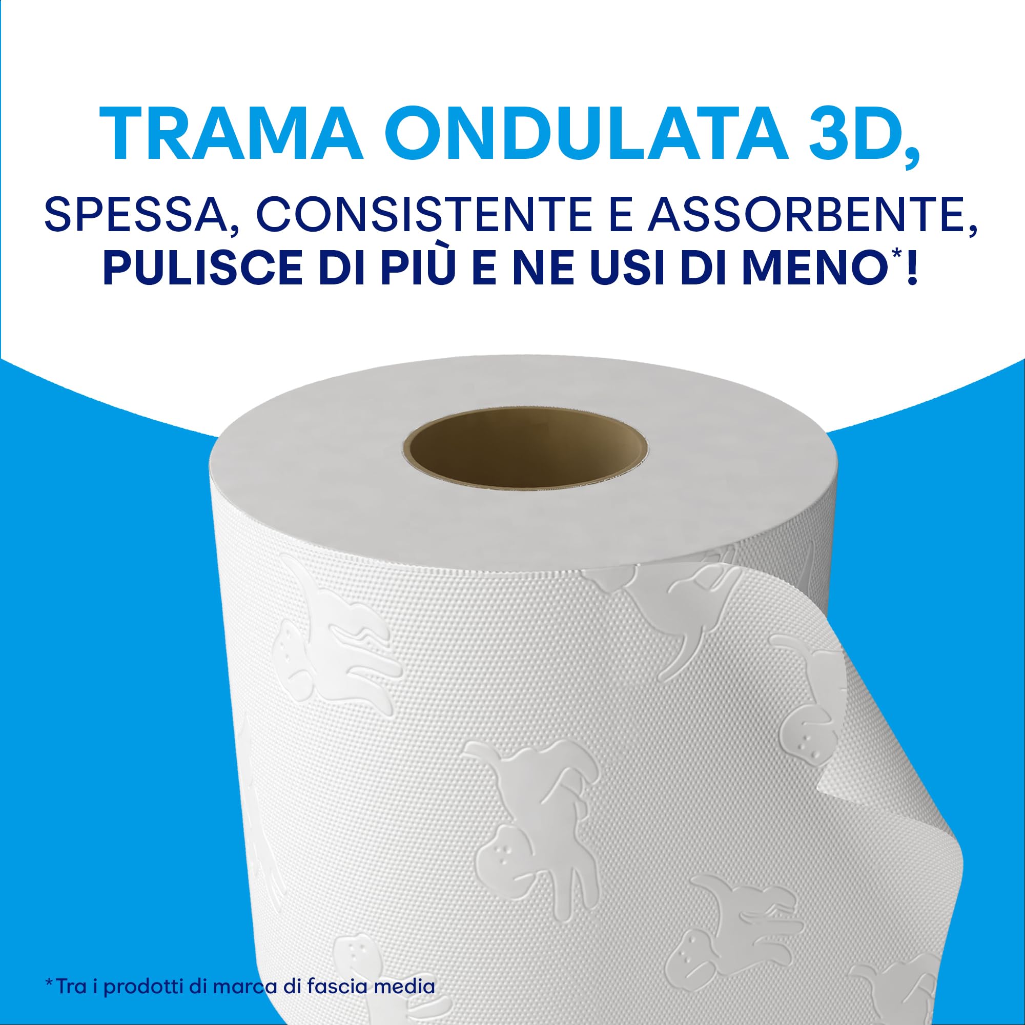 Scottex Carta Igienica, Formato Salvaspazio, Confezione 100% Riciclabile, Fatto in Italia, 24 Rotoli