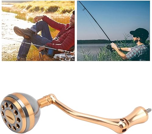 Vista 3 de Carrete de pesca, mango de carrete de pesca, mango de conversión de mango de carrete de pesca, mango de mango de aleación de aluminio, mango