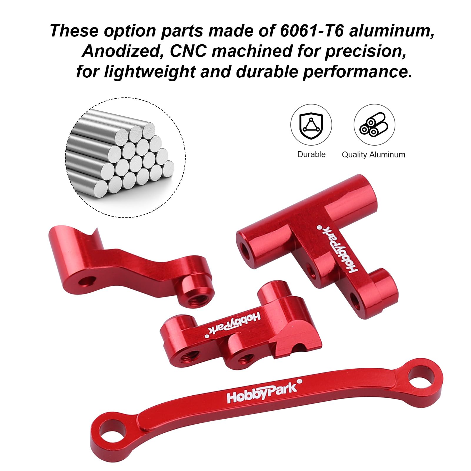 Amazon.com: Hobbypark Aluminum Servo Saver Steering Bellcrank