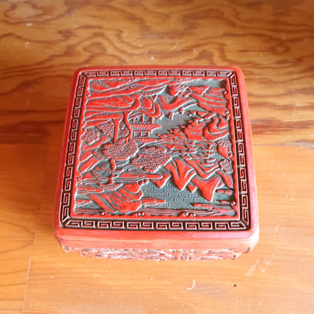 堆朱 重箱 仙台重箱 中国 工芸品