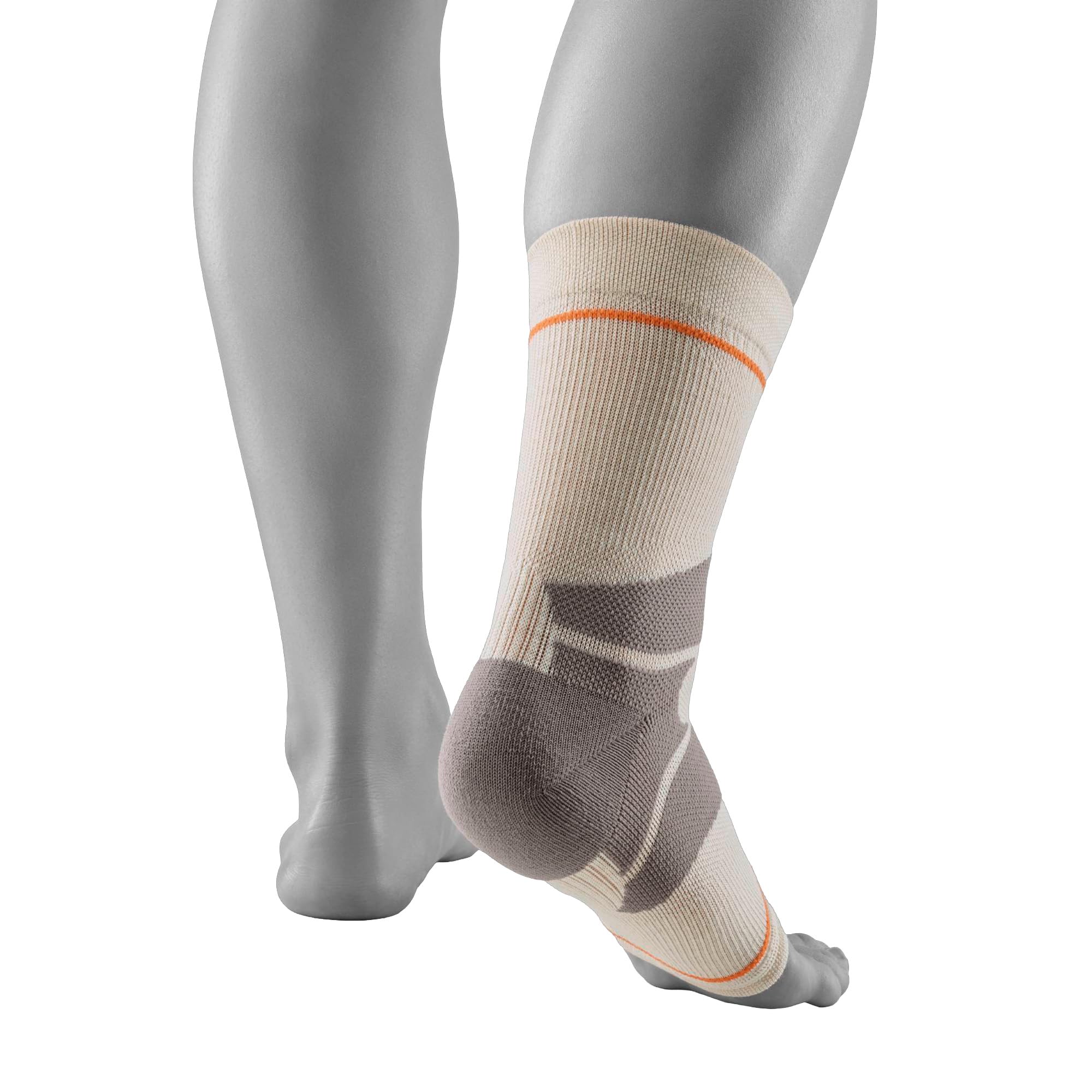 BAUERFEIND Opaska na kostkę "Outdoor Compression Ankle Support", 1 bandaż na staw skokowy z wełną z merynosów, do noszenia po prawej i lewej stronie, bandaż na kostkę do wędrówek