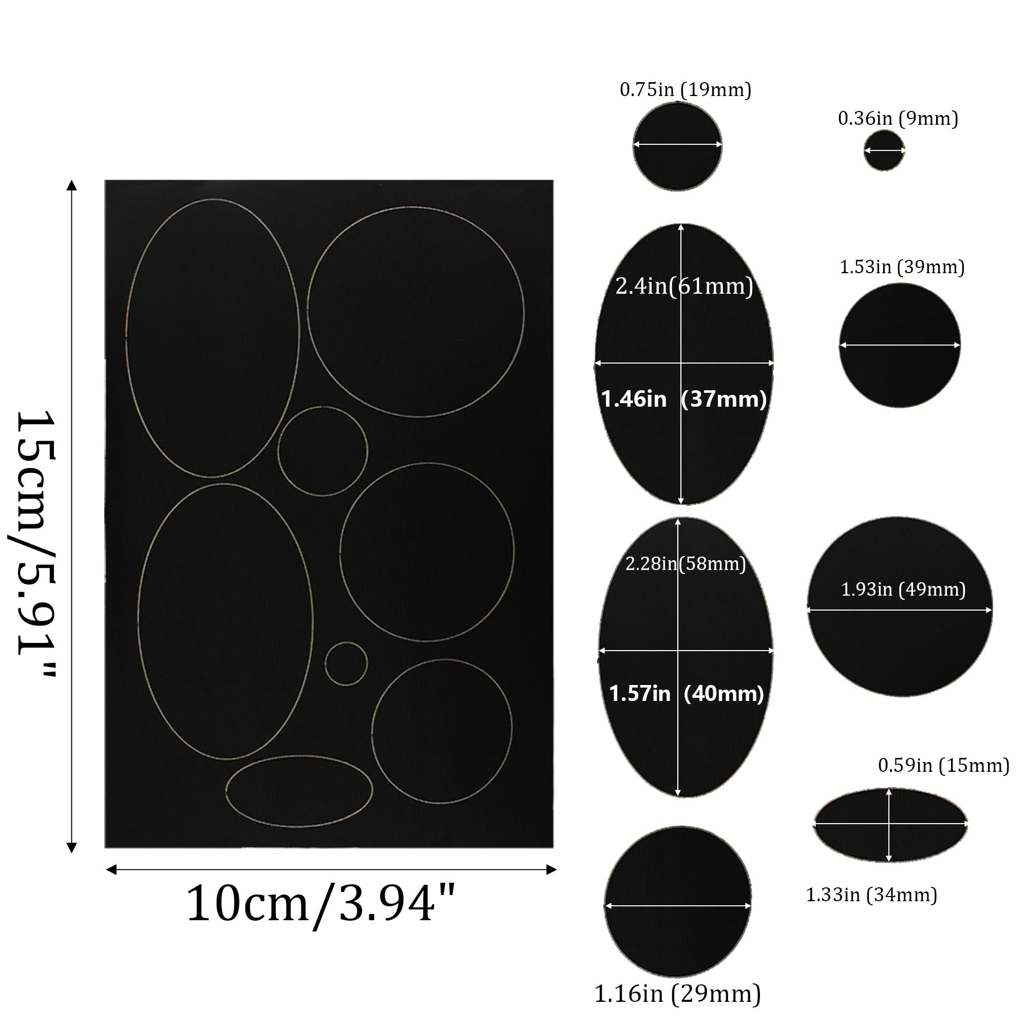 LVYKING 48 Pcs Puffer Jacket Repair Patch, Self Adhesive Nylon Fabric Repair Patches, Different Size and Shapes Repair Patch for Down Jacket Tent Bag, Black and Blue and Grey