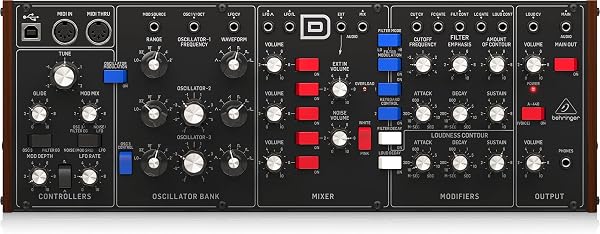Behringer Model D Authentieke Analoge Synthesizer met Ladderfilter