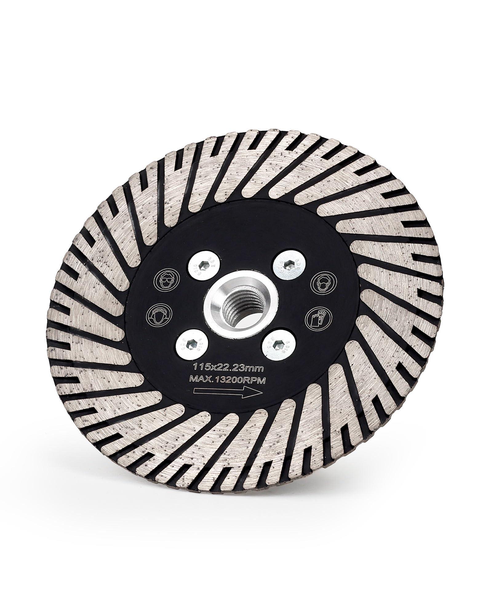 Casaverde 115mm Diamond Blade for Angle Grinder,Diamond Cutting Disc Cut & Grind for Granite Quartz Quartzite, with M14 Flange