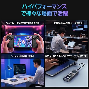 Fanxiang S630 SSD 2230 M.2 500GB PCIe Gen4 NVMe Max Read 4850MB/s Up to 1900MB/s Write Internal SSD for Gaming Mini PC Laptop Steam Deck ROG Ally Surface Pro 8 or later