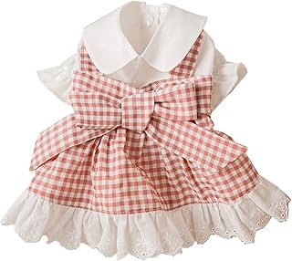 Dog High-end Custom Dress Dog Princess Soft Breathable Dog Dress for Small Medium Large Dog Girls Puppy Lightweight Pet Dresses