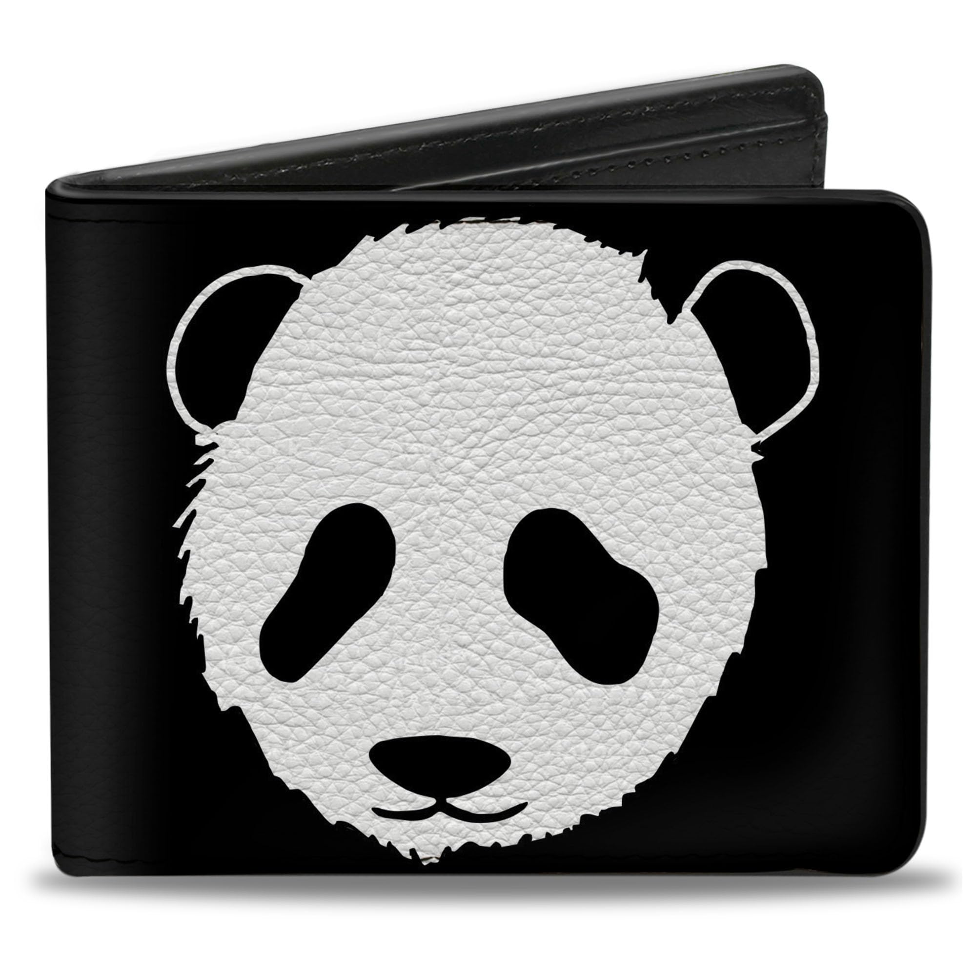 Buckle-Down Men's Wallet, Bifold, Panda Bear Repeat, Vegan Leather, 4.0