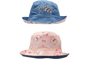 Kawaii Kitty Print Bucket Hat: Style and Sun Protection