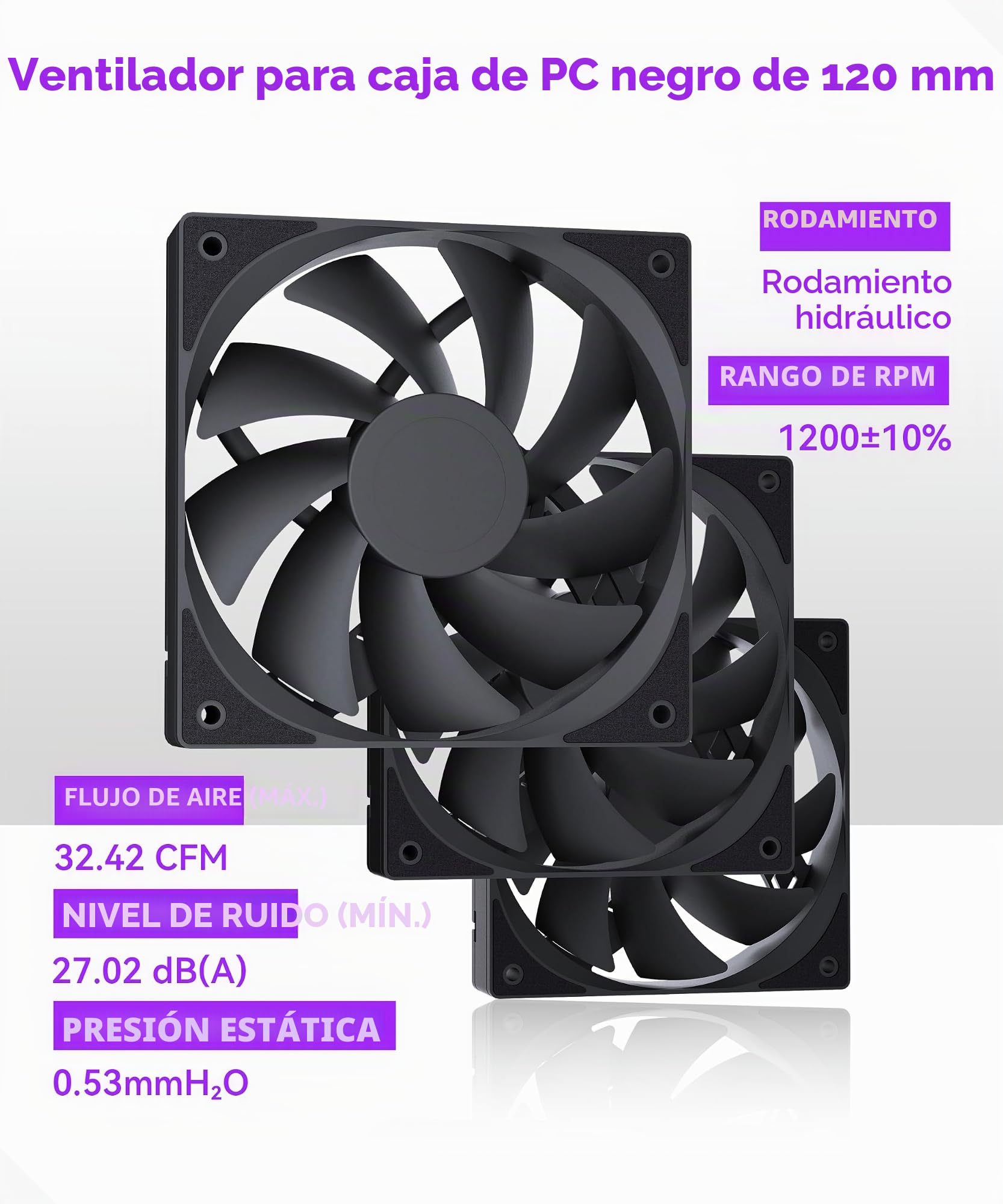 MUSETEX Y6 Caja PC ATX Torre Mediana Gaming con Tipo-C Cristal Templado 270° Negro