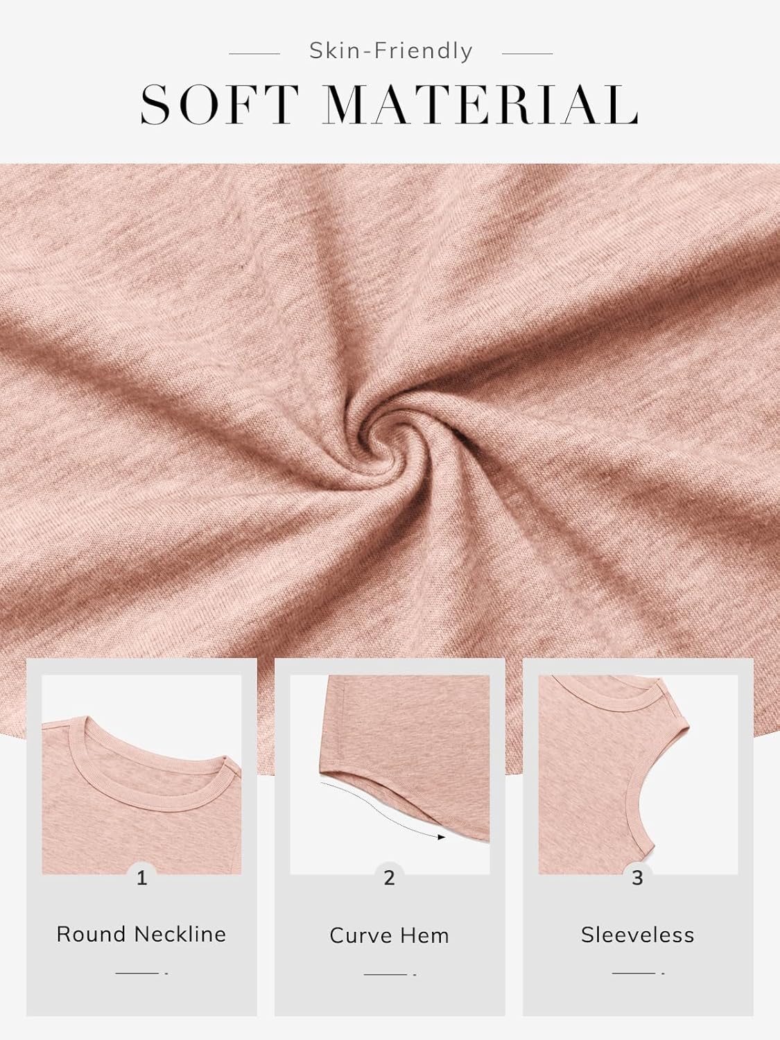 ATHMILE Womens Tank Tops Summer Spring Sleeveless Casual Cute Basic Trendy Loose Flowy Beach Shirt Vacation Outfits 2026 - Image 6