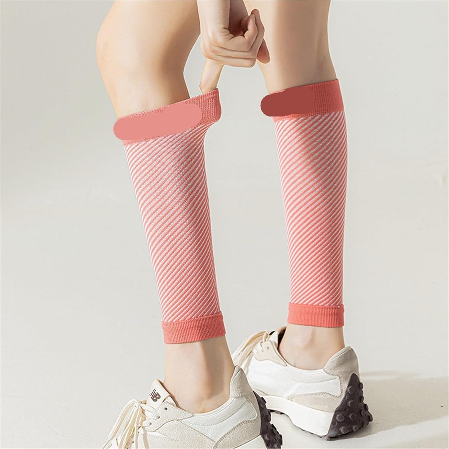 1 Pair Calf Compression Sleeve Men and Women - 23-32mmhg Shin Splint Compression Sleeve Recover Pain Relief for Shin Splint Relief, Recovery, Running