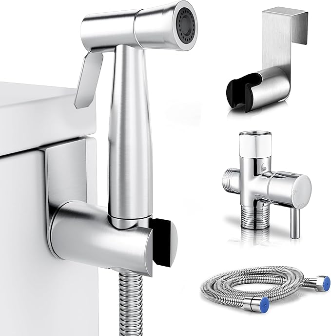 My Homebound Handheld Toilet Jet Spray, Stainless Steel Jet Sprayer kit ...
