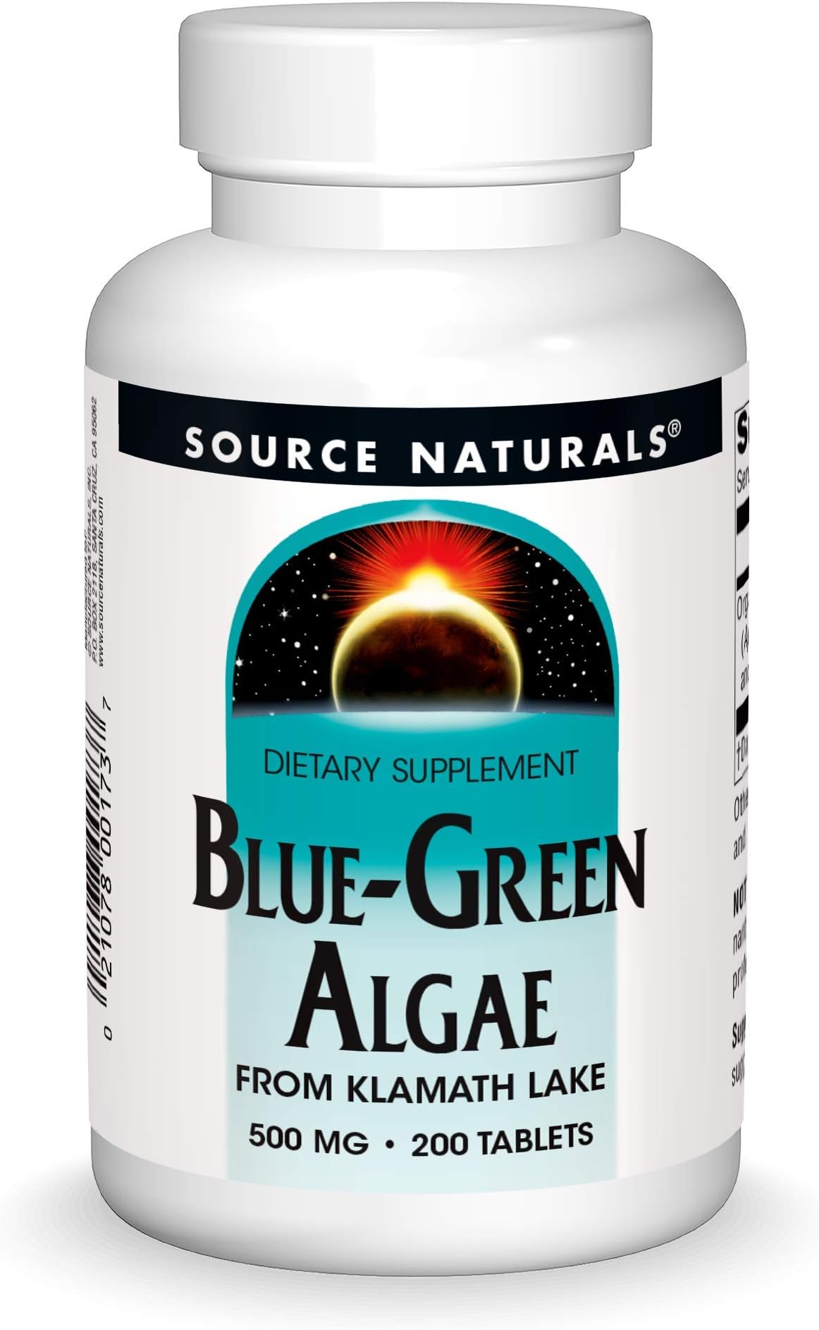 Source Naturals - Blue-Green Algae 500 Mg. 200 Tablets 137601