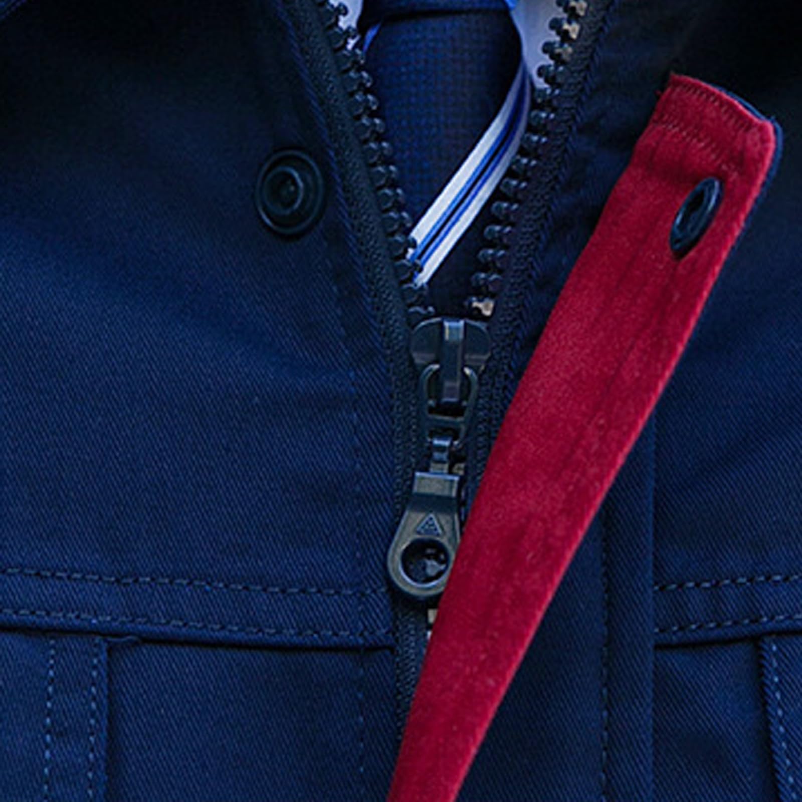 Zip-Front Overoles Para Hombres Mujeres Manga Larga Trabajo General Workwear Conjunto Chaqueta Y Pantalones Traje