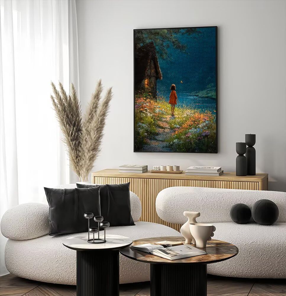 Ścieżka Dla Dziewczyn, Klasyczne Puzzle 4000 Sztuk Dorosłych BLQSBGA7-356 | Wyzwanie Zagadki, Gry Logiczne Cała Rodzina, Stres, Wystrój Domu Miłośnicy Puzzle