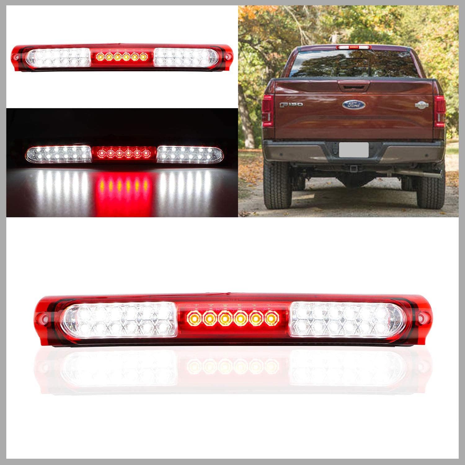 LED Third Brake Light / Cargo Lamp For 1997-2003 Ford F-150 - Smoked Lens, AUXITO
