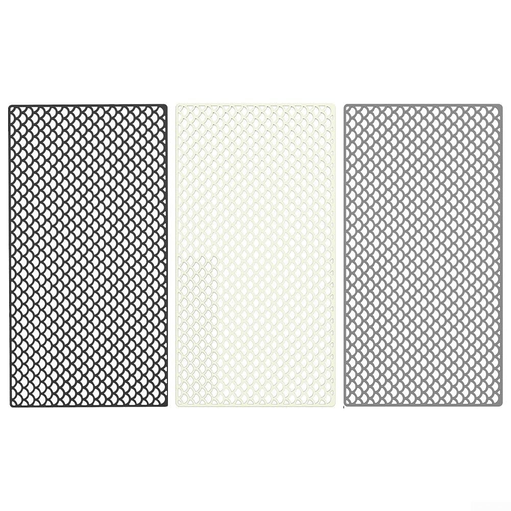 Sile Spülbeckenmatte, 70 x 40 cm, hitzebeständig, rutschfest, schützt Geschirr und Sünde, multifunktional, für Küche, passend für Edelstahl Sin (Schwarz/Grau/Weiß)