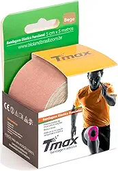 Tmax Tape Fita De Kinésio 5M X 5Cm Bege