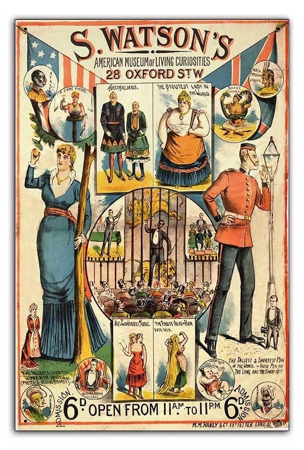 Amazon.co.jp: 雑貨 サーカス ヴィンテージ広告 circus/ティンサイン