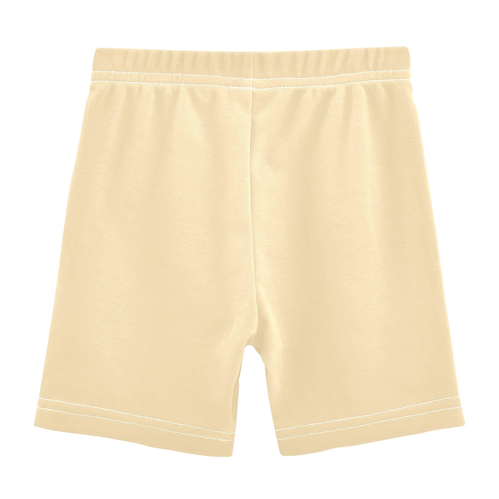 CHIFIGNO Peach Girl's Cartwheel Shorts Under Dress Bike Shorts Dance Short Summer Clothes 4T