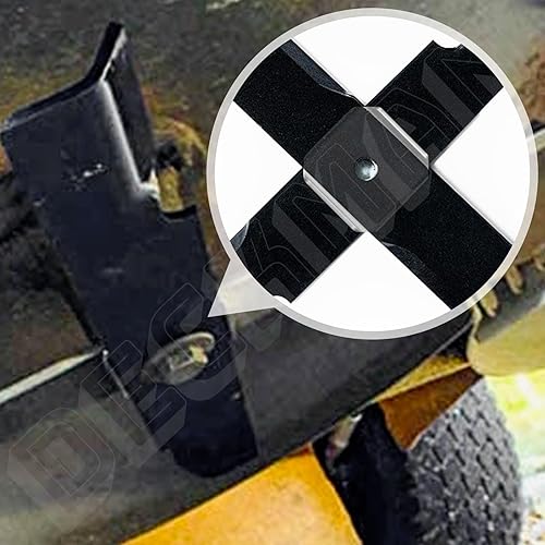 Miniatura 5 de 3 adaptadores de hoja de acolchado doble X-Blade de 2.8 pulgadas de ancho 0.12 pulgadas de grosor y orificio central 58 pulgadas adaptadores