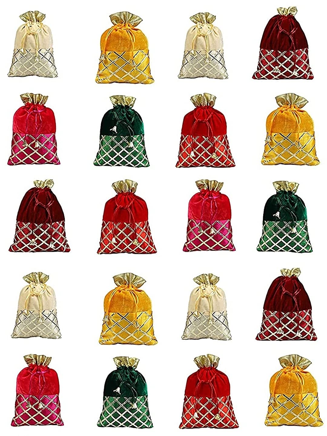 velvet potli for retun gifts, womens hand bag, shagun potli,Women handbag Shagun Pouch Return Gifts MultiColor