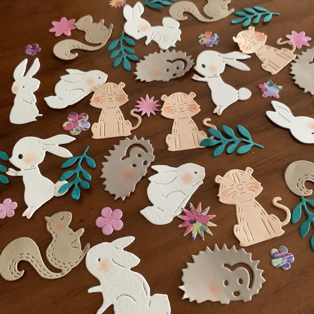 オーダーページ　海の生き物　ペーパークラフト　アルバム素材　ダイカット 色紙素材 オーダーページ 海の生き物 ペーパークラフト アルバム素材