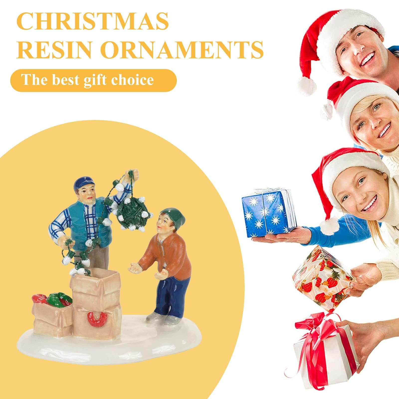 Weihnachtsdorf Mit Beleuchtung - Winter Deko Für Zuhause