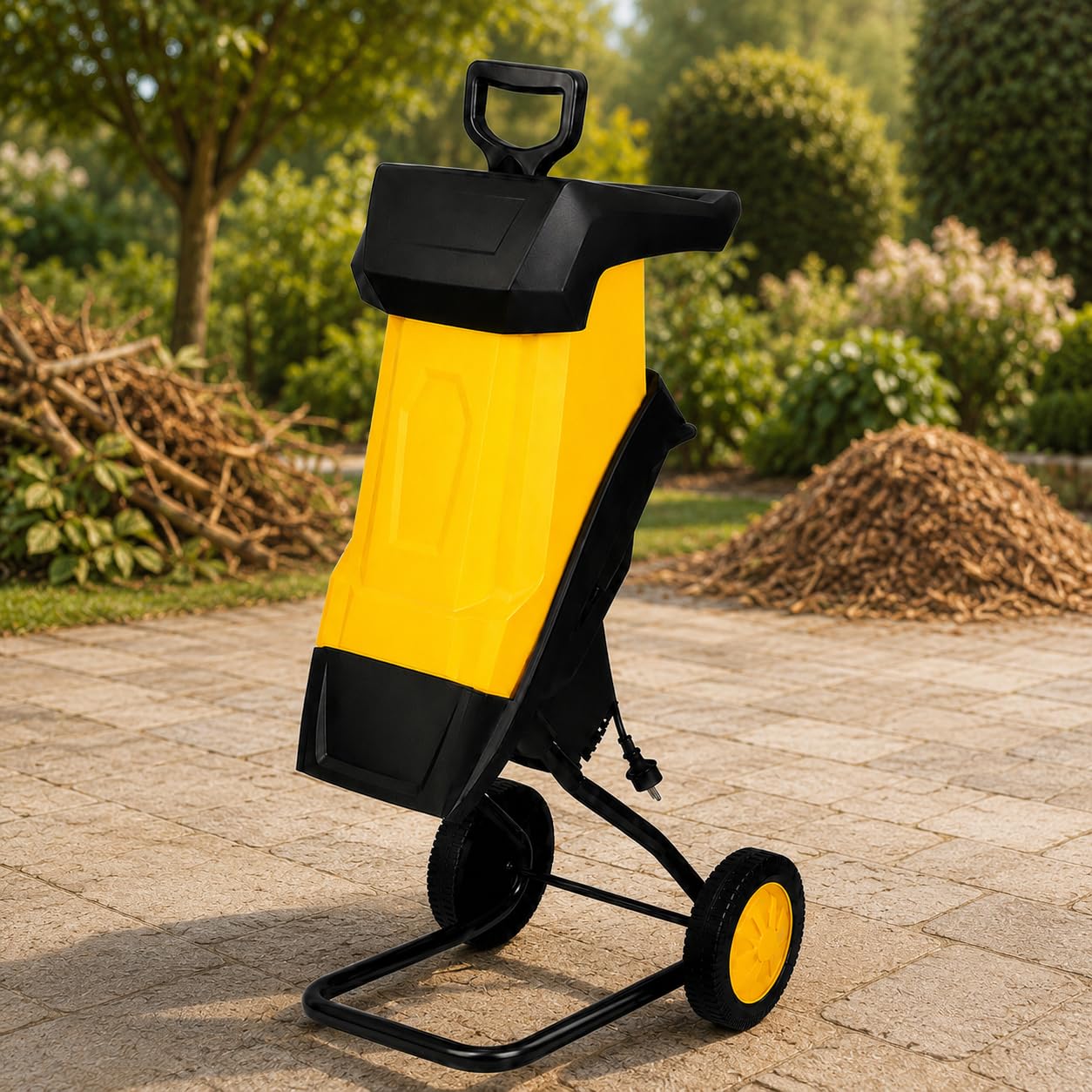 Broyeur de Végétaux Électrique 2500 W 20m