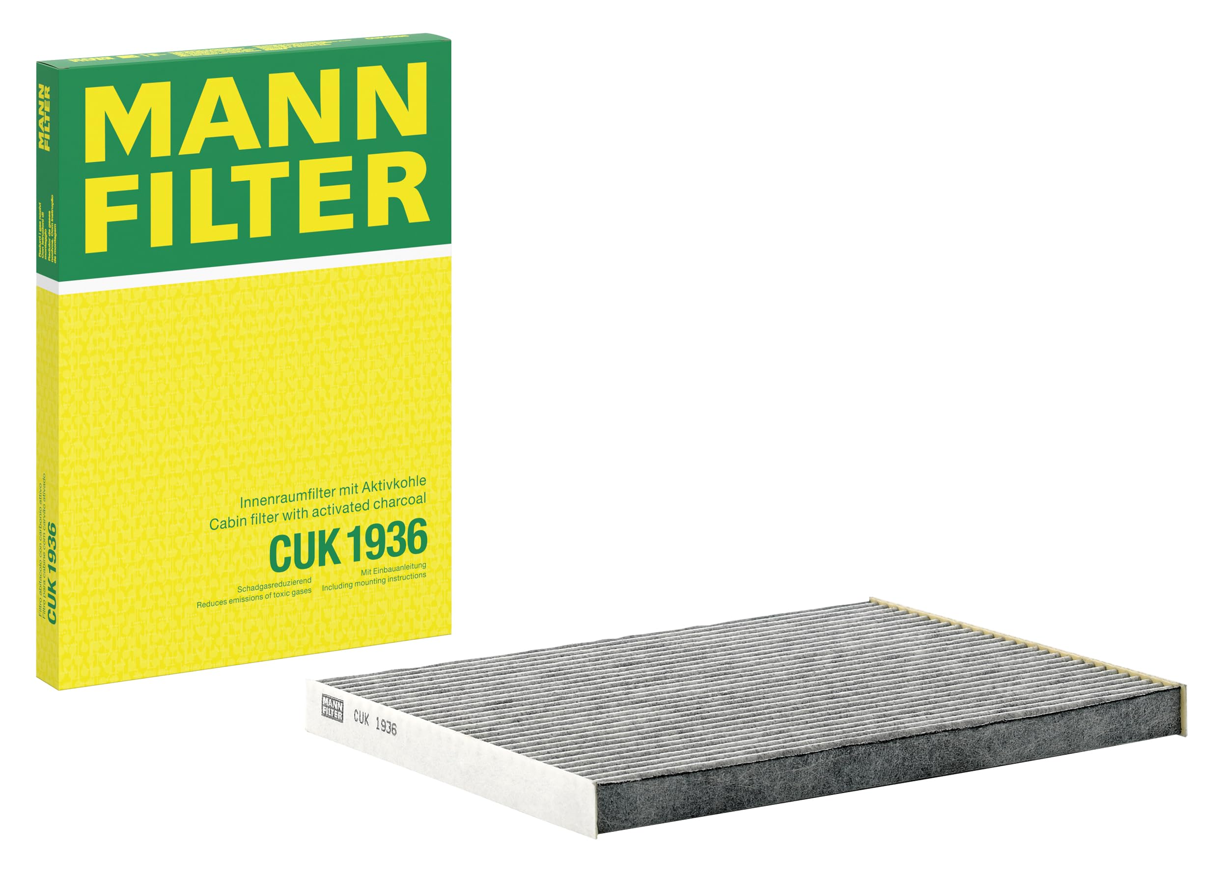 2x ✅Fits MANN-FILTER CUK 1936 Filter, cabin air CUK 1936 MANN-HUMMEL ⭐UK Seller⭐